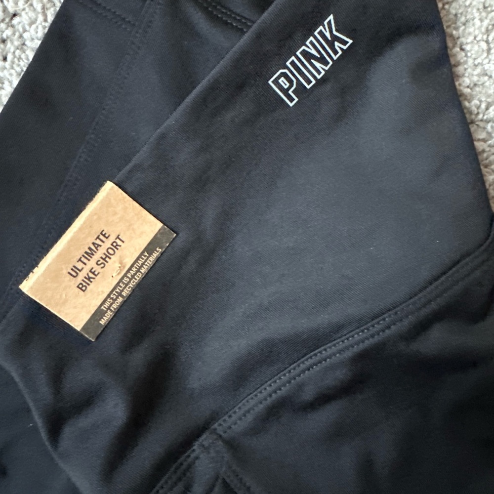 PINK Victoria's Secret Black Bike Shorts